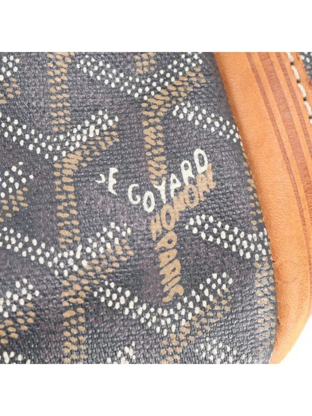 Goyard Croisjour 45 Leather Boston Bag Tote Carrie